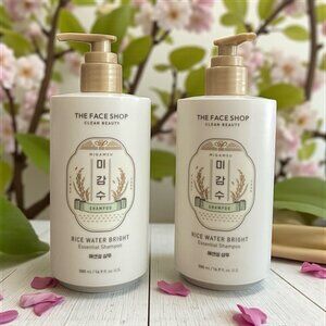 The Face Shop Rice Water Bright Essential Treatment & Shampoo 16.9oz